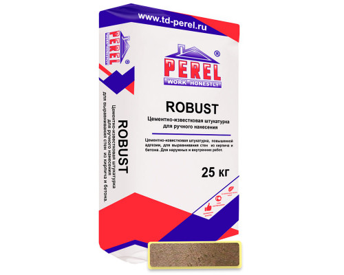 Цементно-известковая штукатурка Perel Robust 0515 (25 кг)